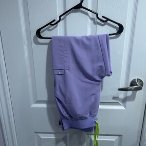 *NEW* Lavender Dew Figs High-Waisted Yola Scrub Pants